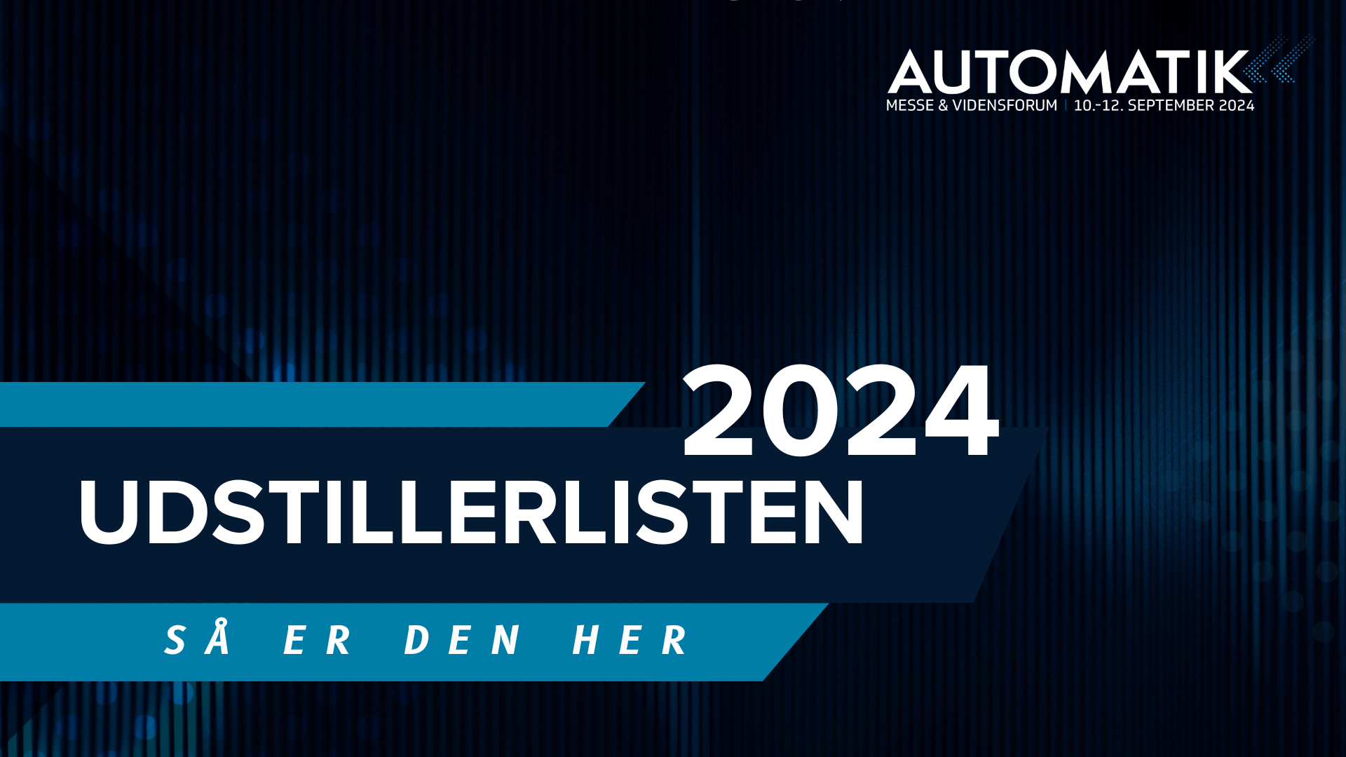 AUTOMATIK udstillerliste 2024